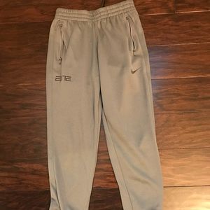Boys youth Sz m nike elite joggers